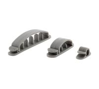 Lot de 10 fixes et range cordon ou câble (autocollants) - Zenitech