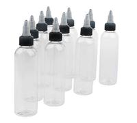 Lot de 10 flacons souples vides en plastique avec embout à visser 120 ml
