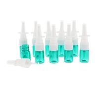 Lot de 10 flacons vaporisateurs nasaux vides de 5 ml - Rechargables, portables et hydratants - Parfaits pour soulager les allergies et les huiles essentielles - Pulvérisateur de nez pour homme et