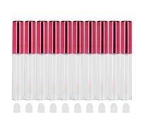 Lot de 10 flacons vides de gloss à lèvres de 5 ml avec conteneurs de maquillage rechargeables et portables et résistants aux fuites