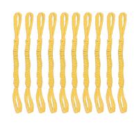 Lot de 10 flechettes pour peche au lance-pierre, accessoires de peche faits a la main (jaune)