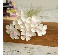 Lot de 10 fleurs adhésives à faire soi-même - Décoration de vase - Fleurs violettes artificielles - Accessoires de photographie - Décoration de salon et de restaurant - Rose