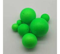 Lot de 10 flotteurs de pêche à la mouche, 15 mm, flotteurs de pêche en mousse, indicateurs de gâche (type B vert)