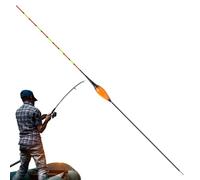 Lot de 10 flotteurs de pêche colorés qui changent de couleur | Bobber Luminescent pour poisson chat pour piscine, bateau, surf, lac, étang, ruisseau, truite, bar et extérieur