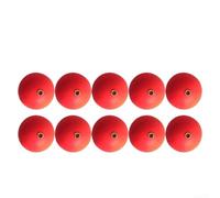 Lot de 10 flotteurs de pêche en mousse de 15 mm, indicateurs de frappe compatibles avec les articles de pêche à la mouche et l'équipement de pêche (type A, rouge)