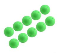 Lot de 10 flotteurs de pêche en mousse de 15 mm pour truite, saumon et truite arc-en-ciel (type A, vert)