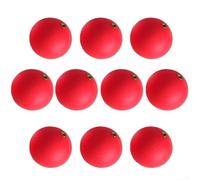 Lot de 10 flotteurs de pêche flottants pour indication de frappe - Boules de dérive en mousse EVA avec anneau en cuivre, flottabilité de 20 à 30 mm, ouverture de 1,5 mm, poids léger de 3 g (lot de 10