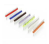 Lot de 10 forets de 0,5 mm à 2,5 mm pour carte de circuit imprimé en carbure de tungstène Micro Mini forets de perçage avec tige