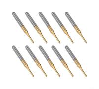 Lot de 10 forets de gravure en carbure de tungstène de 1 5 mm de diamètre avec tige 18 pour découpe CNC, conçus pour une utilisation sur PCB, métaux, bois, plastique et fibre de carbone