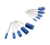 Lot de 10 forets de polissage à tige de 3 mm de 4 à 10 mm pour perceuse à pierre abrasive pour gravure, coupe, polissage Bl