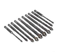 Lot de 10 forets excentriques de précision pour projets de bricolage nécessitant une précision dans divers matériaux