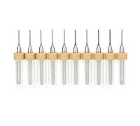 Lot De 10 Forets For Circuits Imprimés, Micro-forets En Carbure, Tige Fixe De 1/8", Embouts En Acier Au Tungstène CNC, 0,1 À 3,175 Mm(PCB 0.8mm 10pcs)