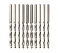 Lot de 10 forets HSS de 4 mm à tige droite en acier rapide pour bois, métal, plastique, compatibles avec perceuses électriques, accessoires d'outils électriques