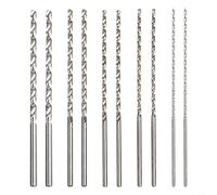 Lot de 10 forets HSS extra longs de 150 mm pour métal, bois et plastique, pour de nombreuses perceuses électriques et machines de forage