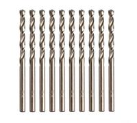 Lot de 10 forets HSS M35 cobalt de 1 à 5 mm de diamètre pour acier inoxydable et travail des métaux avec alliage traité thermiquement - Convient pour divers outils (10 pièces, 2 mm)