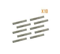 Lot de 10 fourreaux pour pitons en inox Ø 8 mm