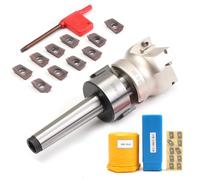 Lot de 10 fraises à 4 bords MT2 M10 400R 50 mm Mt2 M10 x 50 mm conçues pour une utilisation durable avec une bonne durabilité et un fonctionnement constant