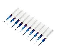 Lot de 10 fraises à queue en carbure de tungstène 0.5mm,Kit de Fraise Tige, pour traitement des CNC, PCB, Moule, Plastique, Cuivre