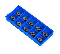 Lot de 10 Fraises Diamant CNC DCMT070204 HM YBC251 Metal Dur Boite Incluse