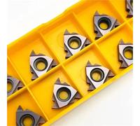 Lot de 10 fraises d'insertion en carbure CNC MMT11ER 16ER 22ER AG60 VP15TF UE6020 US735 Filetage MMT 16 ER Insert (16ER AG60, UE6020)