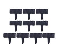 Lot de 10 galets de bordure de jardin artificiels résistants