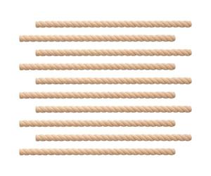 Lot de 10 garnitures en bois de hêtre, moulure en bois, cadre décoratif brut | Parfait pour les projets de miroir, d'armoire, de commode, de tableau d'étagère, d'amélioration de meubles à faire