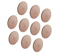 Lot de 10 - gedotec® Capuchons Minifix Bois pour Blind Caches de Trou de perçage Ø 35 mm - en pin Massif Naturel - Totale 38 mm de diamètre - Embouts Rond pour répondre