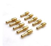 Lot de 10 gicleurs pilotes pour Mikuni VM/Pour TM/Pour Carburateurs - Gamme de tailles 10 à 32,5 avec 8 trous de purge, Composants de dosage de carburant en laiton usiné