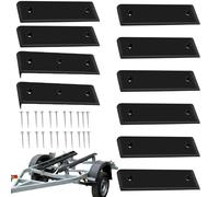 Lot de 10 glissières pour remorque de bateau - Planches de couchette pour remorque de bateau - 10 pièces/lot de glissières pour remorques de bateau - Enders pour lancement et chargement plus faciles