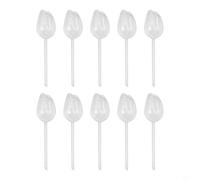 Lot de 10 globes d'arrosage automatique en forme de tulipe pour une hydratation efficace des plantes sans trop ou sous-arrosage (transparent)