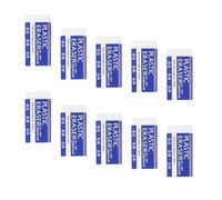 Lot de 10 gommes simples 2B blanches pour fournitures scolaires, récompense des étudiants, projets artistiques, peinture