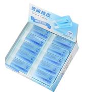 Lot de 10 gommes transparentes en caoutchouc transparent pour étudiant - Gomme à crayon anti-rayures - Dessin d'art