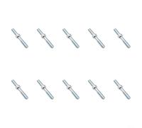 Lot de 10 goujons de barre de tronçonneuse M8 argentés pour MS500i MS651 MS661 MS661C-M Remplace 00006642417
