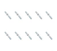 Lot de 10 goujons de barre de tronçonneuse M8 pour MS500i MS651 MS661 MS661C-M Remplace 00006642417 Argenté
