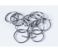 Lot de 10 goupilles annulaires V4A AISI316 1.4401 2,0 mm x 23 mm