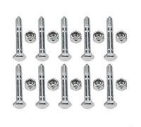 Lot de 10 goupilles de cisaillement et écrous de blocage de rechange pour souffleuse à neige Ariens ST420-ST924, compatible avec les pièces Snapper Thrower 510015 51001500 709155 3865