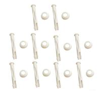 Lot de 10 goupilles de joint de rechange et joint en caoutchouc pour piscines à cadre métallique Intex de 3 m 7 m, aide à maintenir l'intégrité de la piscine, conçu pour les anciens modèles y compris