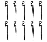 Lot de 10 goutteurs d'irrigation à 360 degrés durables et réglables pour potager, jardin, serre