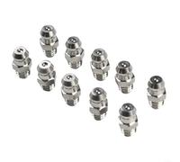 Lot de 10 graisseurs de rechange en acier inoxydable, filetage M6 x 1 mm