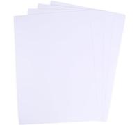 Lot de 10 grandes cartes A2 blanches brillantes pour travaux manuels 180 g/m²