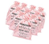 Lot de 10 grandes pochettes cadeau satinées pour fête de mariage et événements spéciaux