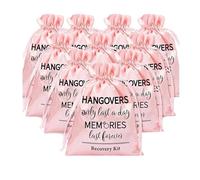Lot de 10 grandes pochettes cadeau satinées pour fête de mariage ou événement spécial