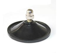 Lot de 10 grandes ventouses à vis moletée M6 pour applications domestiques (Noir)