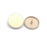 Lot de 10 grands boutons décoratifs classiques à coudre, plats, dorés et noirs, craquelés, pour vêtements,Matt Gold709,15 mm