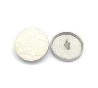 Lot de 10 grands boutons décoratifs classiques à coudre, plats, dorés et noirs, craquelés, pour vêtements,Argent mat 710,18 mm