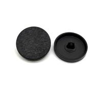 Lot de 10 grands boutons décoratifs classiques à coudre, plats, dorés et noirs, craquelés, pour vêtements,Noir001,12 mm