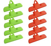 Lot de 10 grands clips de fixation d'écran en plastique pour la cuisine et la maison, design centré sur l'humain avec une poignée antidérapante (b)