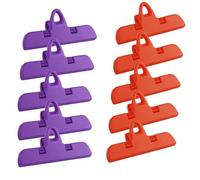 Lot de 10 grands clips de fixation d'écran en plastique pour la cuisine et la maison, design centré sur l'humain avec une poignée antidérapante (C)