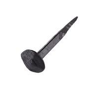 Lot de 10 grands clous forgés en fer décoratifs Battle-Merchant - Noir antique