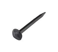 Lot de 10 grands clous forgés en fer décoratifs Battle-Merchant - Noir antique